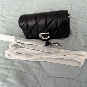 Coach Tabby Black Quilted Crossbody Bag